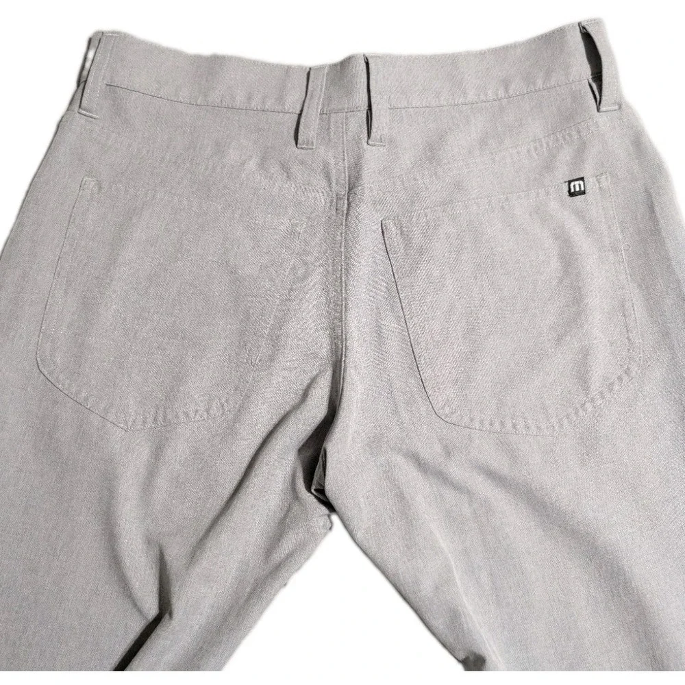 Travis Mathew Open to Close 2.0 Pants Mens 30x32 Gray Stretch Golf Casual